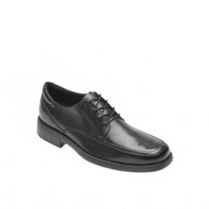 NEW ROCKPORT men's greyson apron toe shoe in black